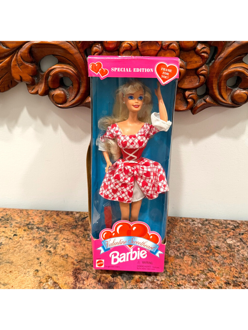 Vintage 1995 Special Edition Valentine Sweetheart Barbie Doll by Mattel